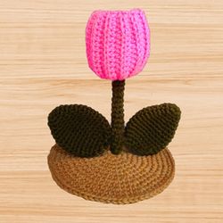 Crochet Flower Mobile holder Pattern