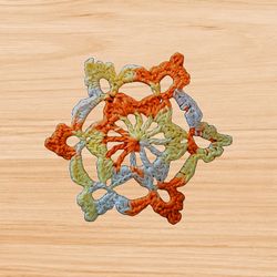 crochet hexagon motif pattern