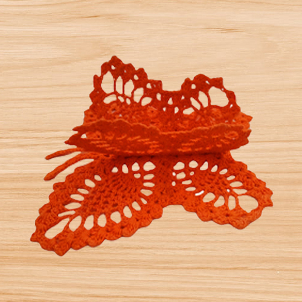 crochet 3D butterfly pattern
