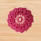 crochet 3D flower pattern