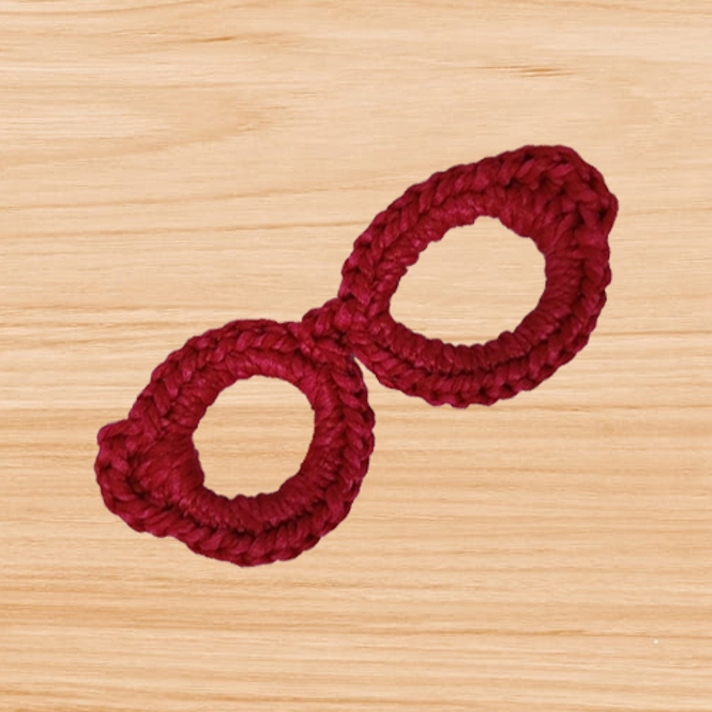 Eye glasses bookmark pattern