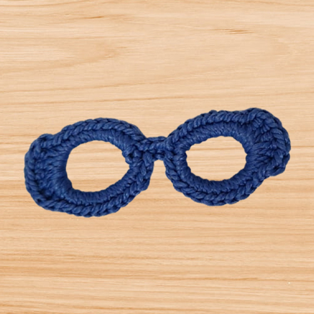 Eye glasses bookmark pattern