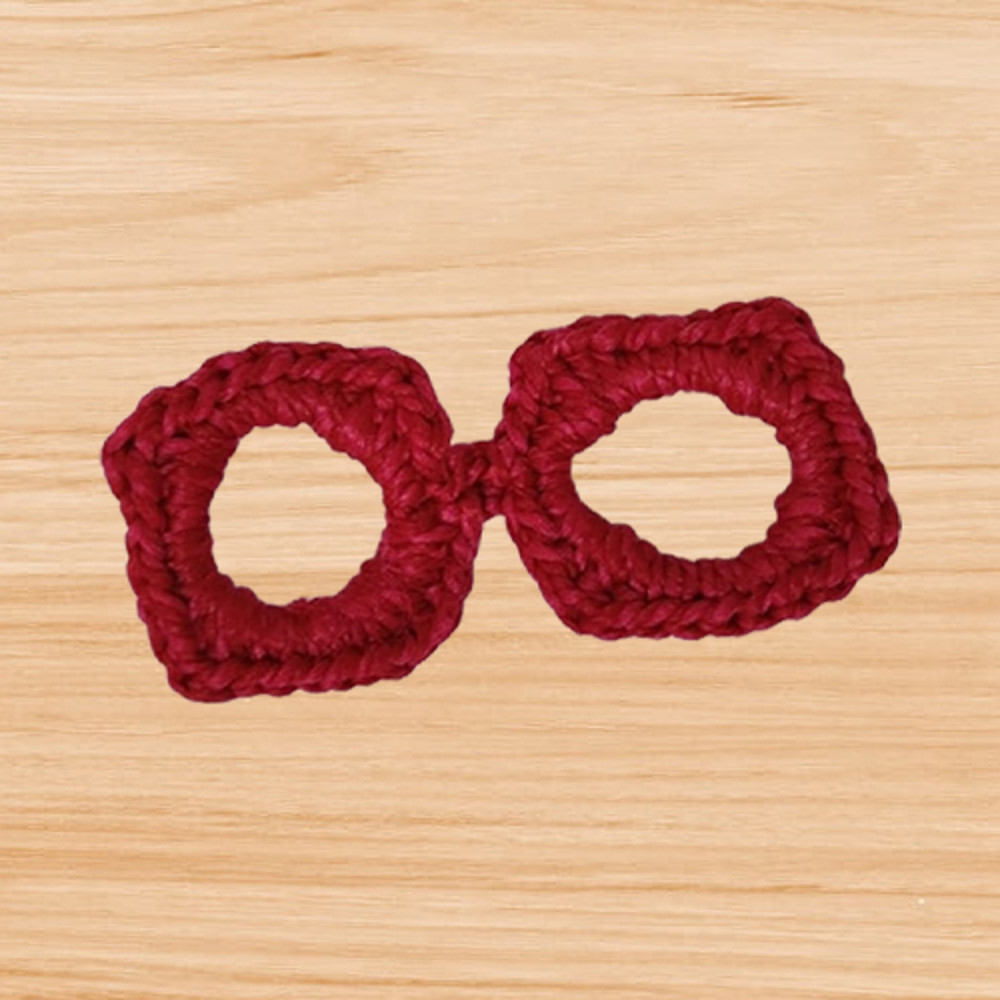 Eye glasses bookmark pattern