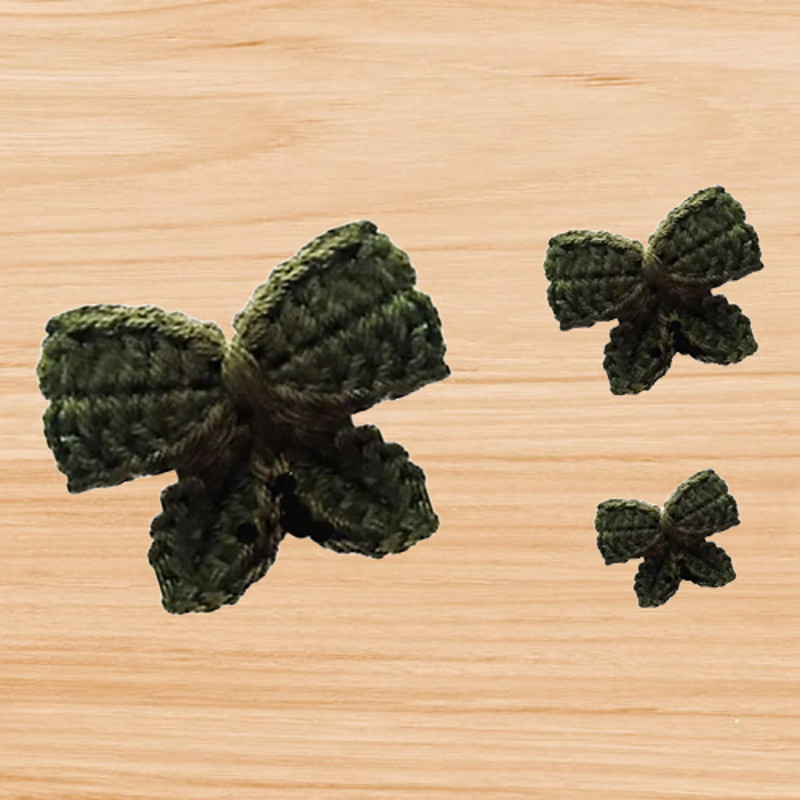 crochet bow pattern