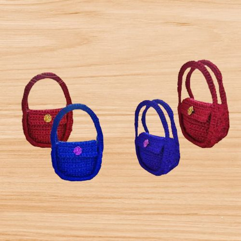 Crochet coin purse bag pattern