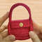 Crochet coin purse bag pattern