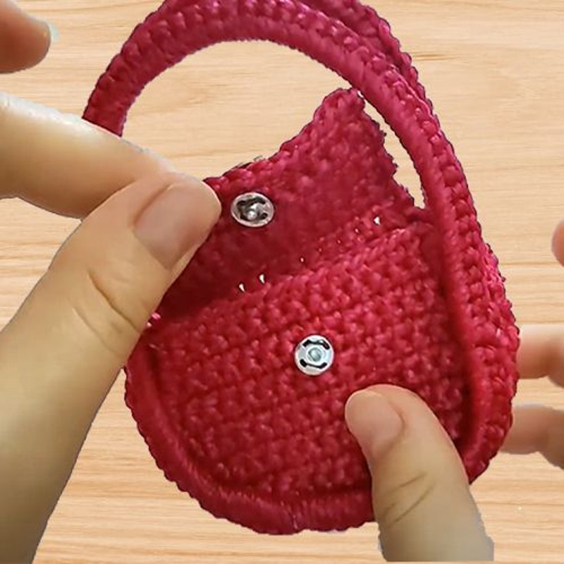 Crochet coin purse bag pattern