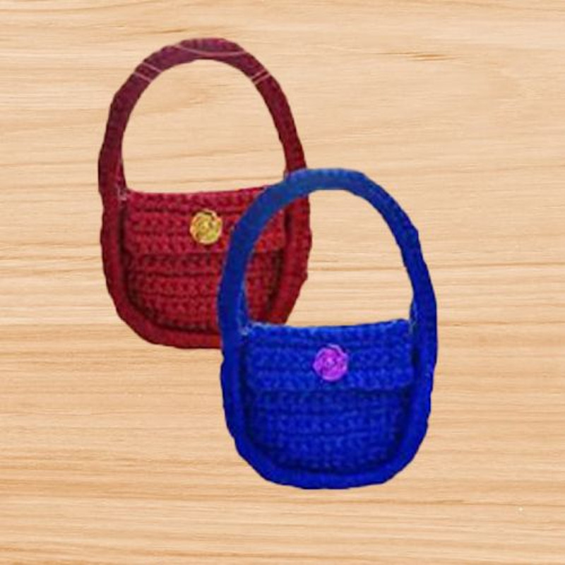 Crochet coin purse bag pattern