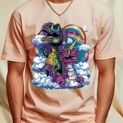 roaring meows cat dinosaur png, unicorn retro png, cat dinosaur collection digital png files