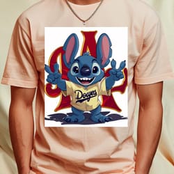 stitch los angeles dodgers the fantasy faceoff png, stitch angeles dodgers png, stitch vs dodgers poster digital png fil