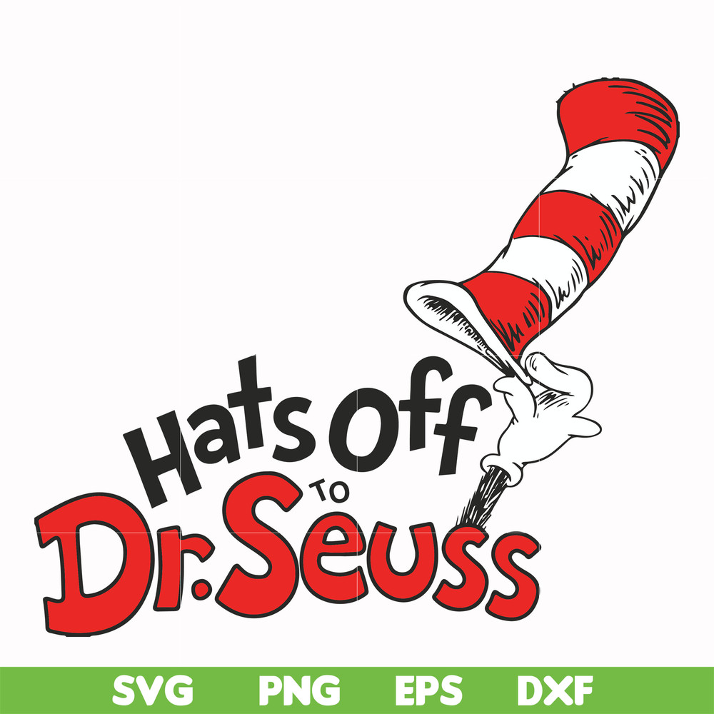 DR00041-Hats off to Dr. Seuss svg, png, dxf, eps file DR00041.jpg