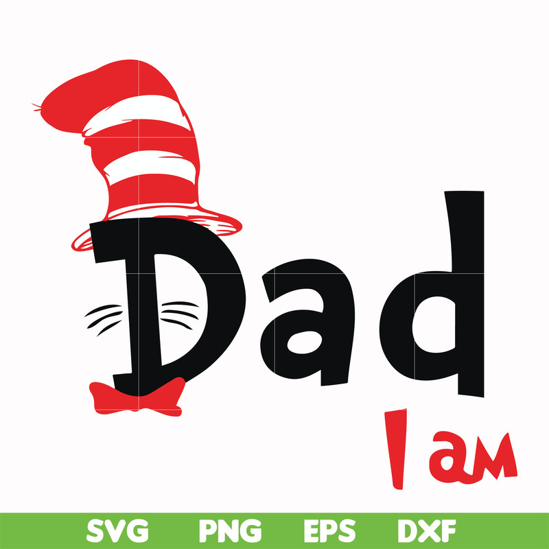 DR00063-Dad I am svg, png, dxf, eps file DR00063.jpg