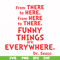 DR00085-From there to here from here to there funny things are everywhere svg, png, dxf, eps file DR00085.jpg
