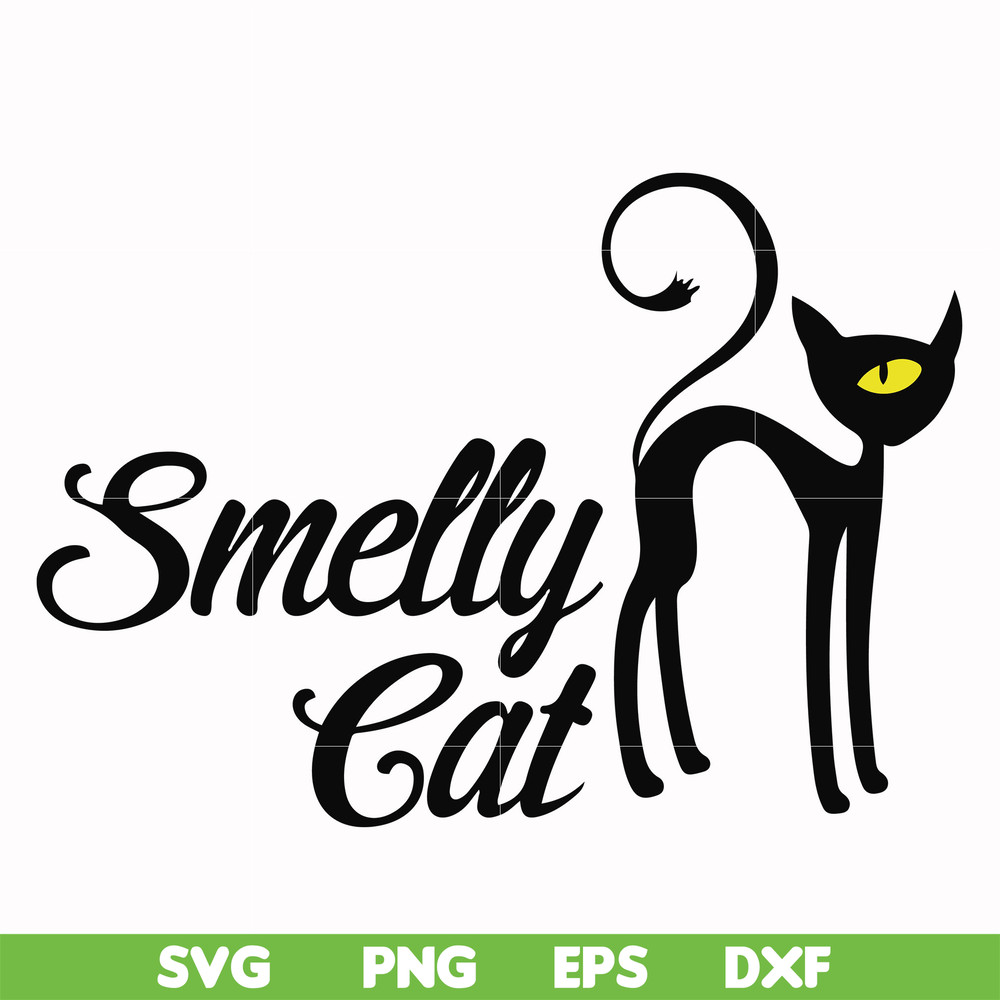 FN0001004-Smelly cat svg, png, dxf, eps file FN0001004.jpg