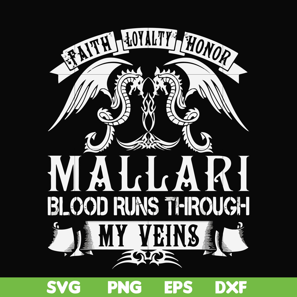 FN000243-Mallari blood runs through my veins svg, png, dxf, eps file FN000243.jpg