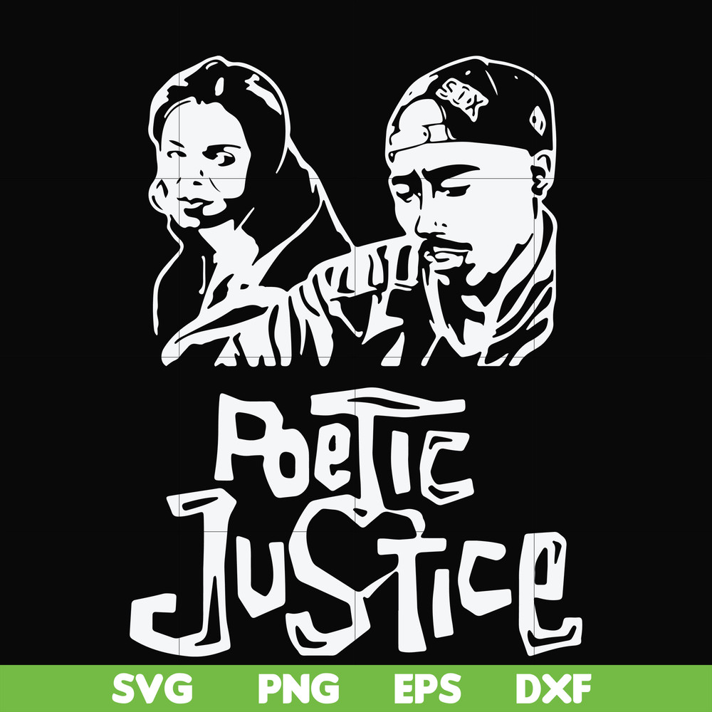 FN000519-Poetic Justice svg, png, dxf, eps file FN000519.jpg