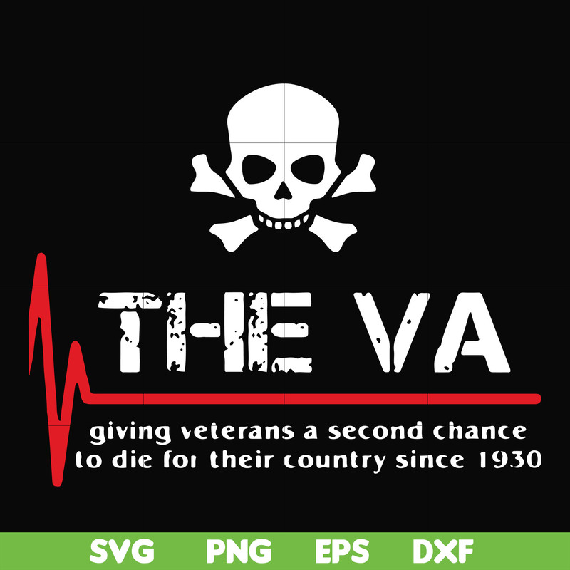FN00093-The VA giving veterans a second chance svg, png, dxf, eps file FN00093.jpg