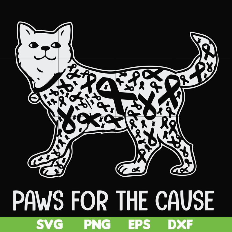 FN000963-Paws for the cause svg, png, dxf, eps file FN000963.jpg