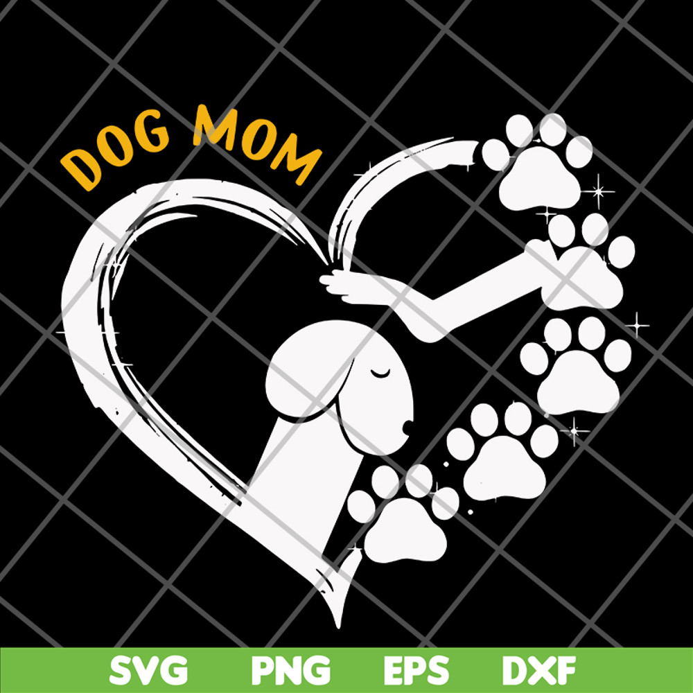 FN11062105-Dog mom paw heart funny svg, png, dxf, eps digital file FN11062105.jpg