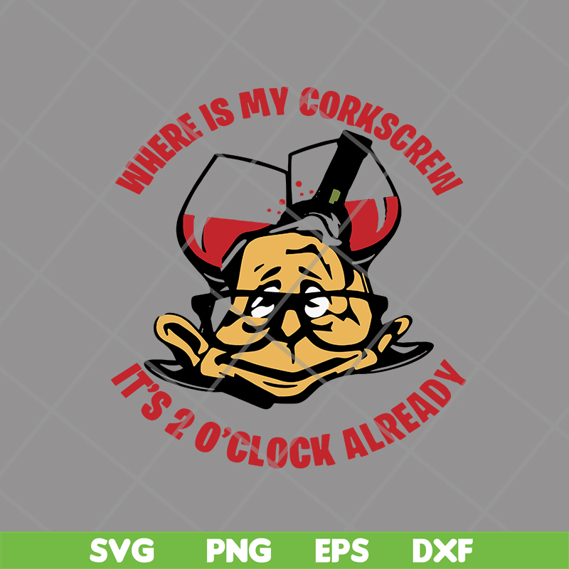 FN14062102-Wine With Dewine, It's 2 o'clock somewhere svg, png, dxf, eps digital file FN14062102.jpg