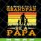 FTD05062107- In A World Full Of Grandpas Be A Papa Father’s Day Dad And Kids Silhouette Vintage svg, png, dxf, eps digital file FTD05062107.jpg