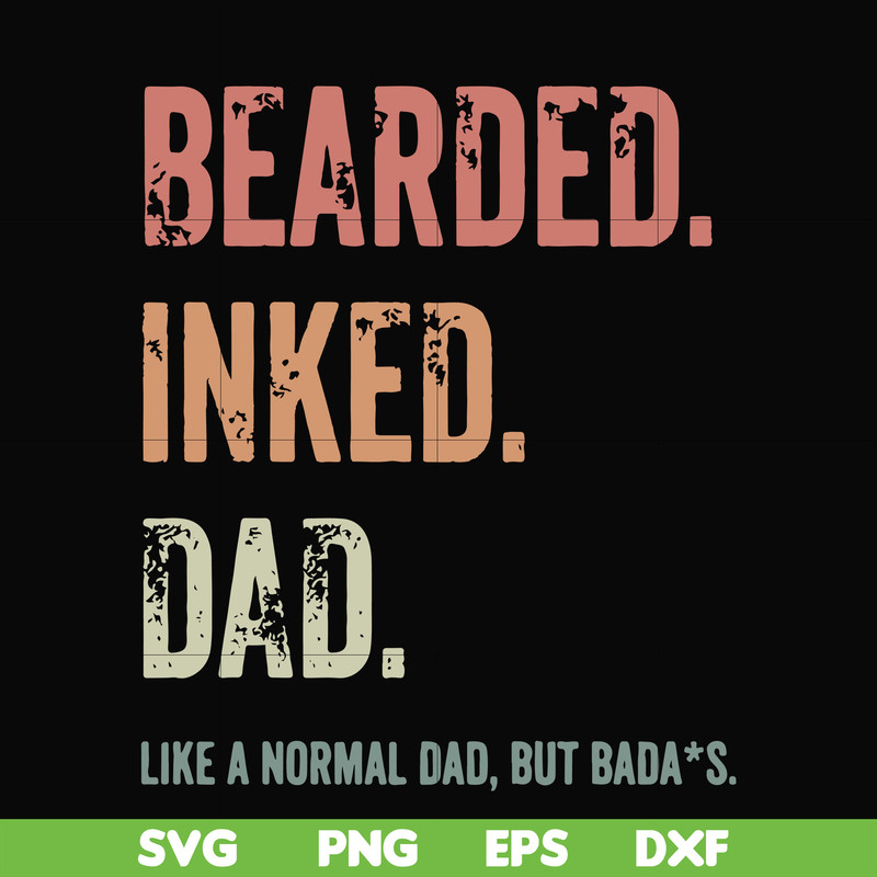 FTD25-beared inked dad svg, png, dxf, eps, digital file FTD25.jpg