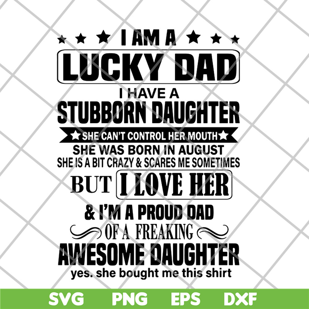 FTD28052121-I am lucky dad svg, png, dxf, eps digital file FTD28052121.jpg