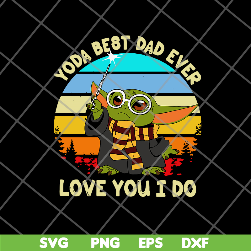 FTD29052138- Star wars baby yoda best dad ever svg, png, dxf, eps digital file FTD29052138.jpg