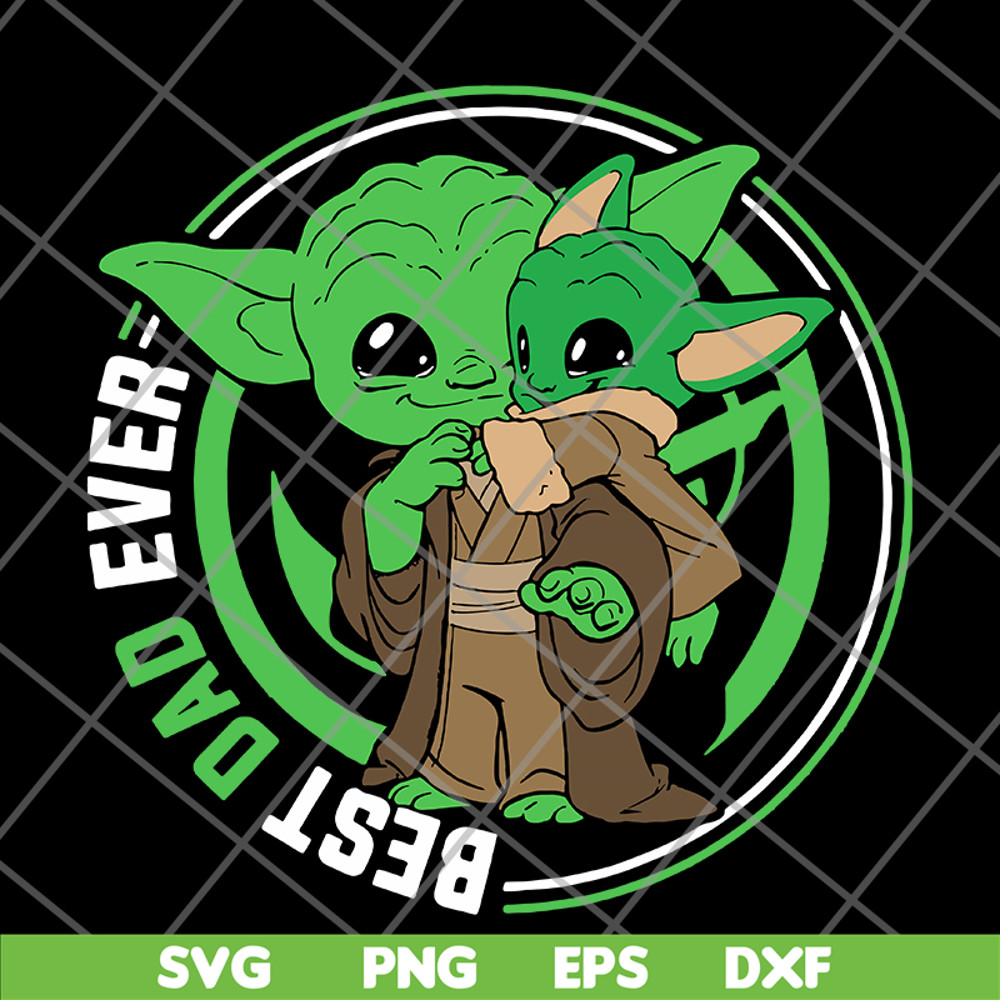 FTD29052143-Yoda and baby yoda best dad ever svg, png, dxf, eps digital file FTD29052143.jpg