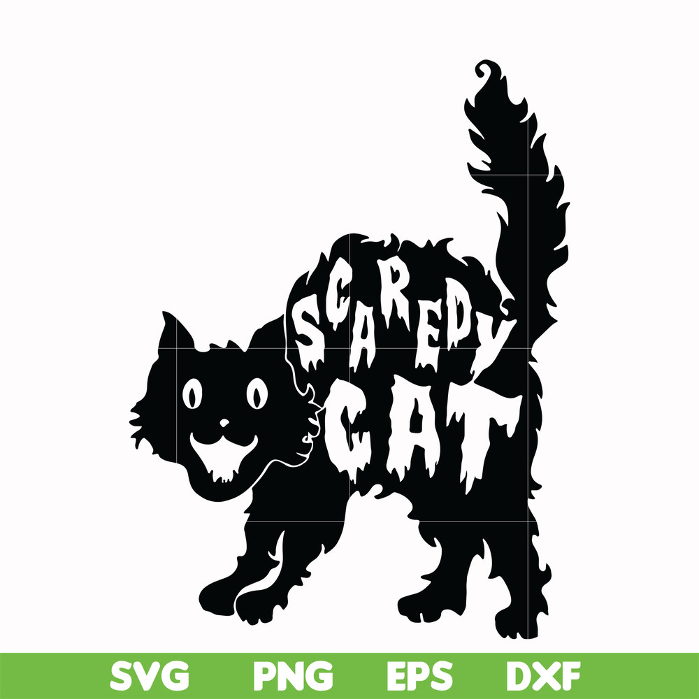 HLW17072014-Scaredy cat svg, png, dxf, eps digital file HLW17072014.jpg