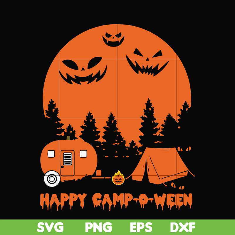 HLW2007204-Happy camp halloween svg, png, dxf, eps digital file HLW2007204.jpg