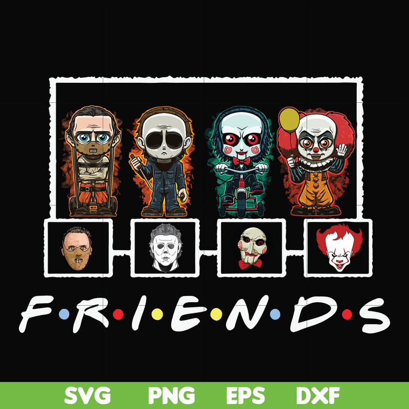 HLW2307203-Scary Friends Horror svg, Halloween svg, png, dxf, eps digital file HLW2307203.jpg