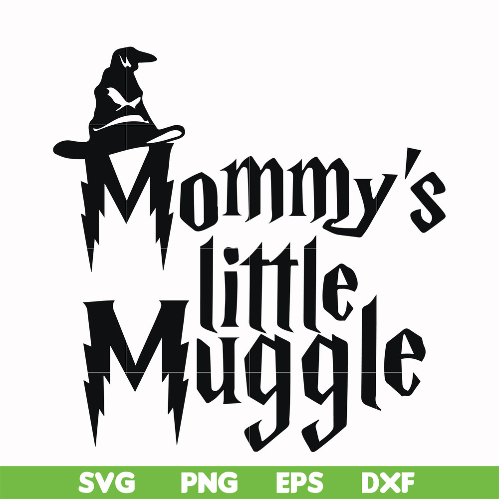 HRPT00013-Mommy's little muggle svg, png, dxf, eps file HRPT00013.jpg