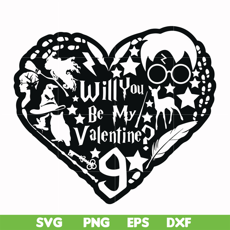 HRPT00034-Will you be my valentine svg, png, dxf, eps file HRPT00034.jpg