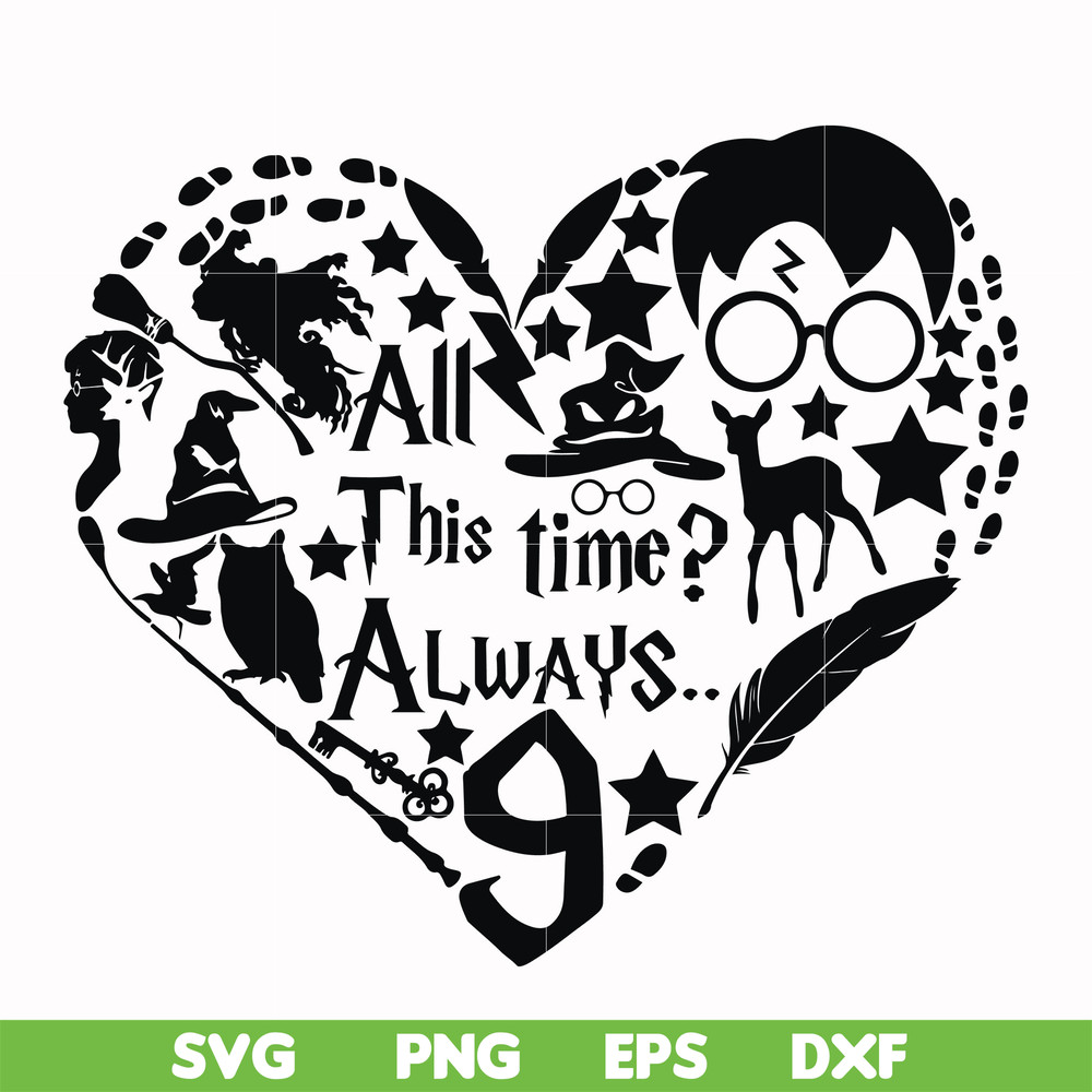 HRPT00035-All this time always svg, png, dxf, eps file HRPT00035.jpg