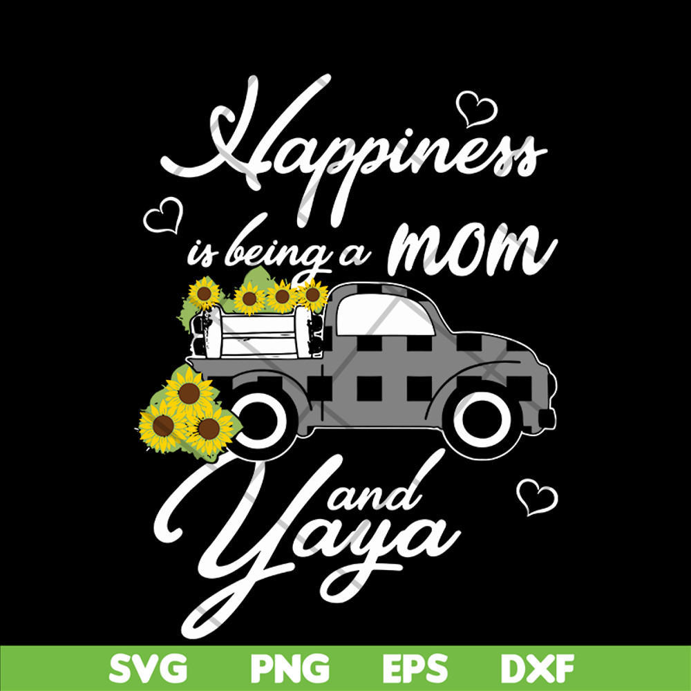 MTD03042116-Happiess is being a mom svg, Mother's day svg, eps, png, dxf digital file MTD03042116.jpg