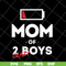 MTD03042130-Mom of 2 crazy boys svg, Mother's day svg, eps, png, dxf digital file MTD03042130.jpg