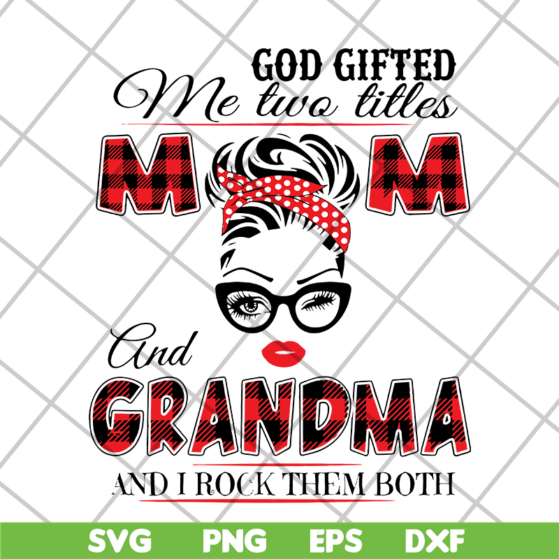 MTD04042137-God gifted me two little svg, Mother's day svg, eps, png, dxf digital file MTD04042137.jpg