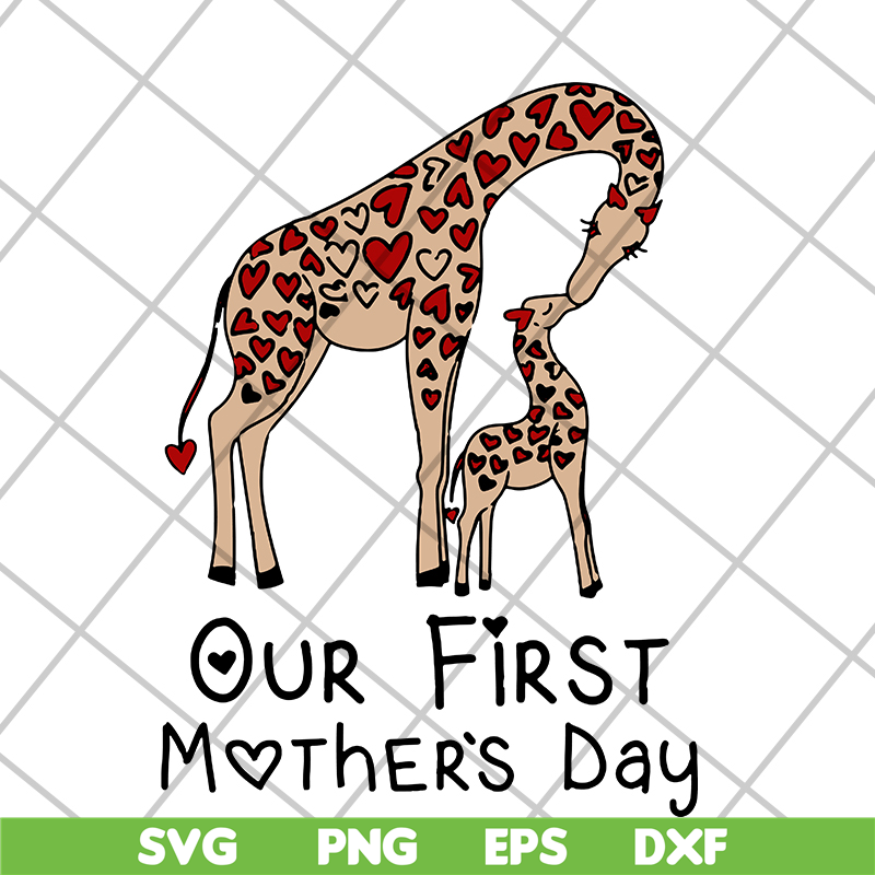 MTD15042106-Our first mothers day svg, Mother's day svg, eps, png, dxf digital file MTD15042106.jpg