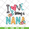 MTD16042142-I love being a nana svg, Mother's day svg, eps, png, dxf digital file MTD16042142.jpg