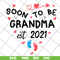 MTD20042114-Soon to be grandma est 2021 svg, Mother's day svg, eps, png, dxf digital file MTD20042114.jpg