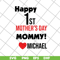 MTD27042113-Happy 1st mother's day svg, Mother's day svg, eps, png, dxf digital file MTD27042113.jpg
