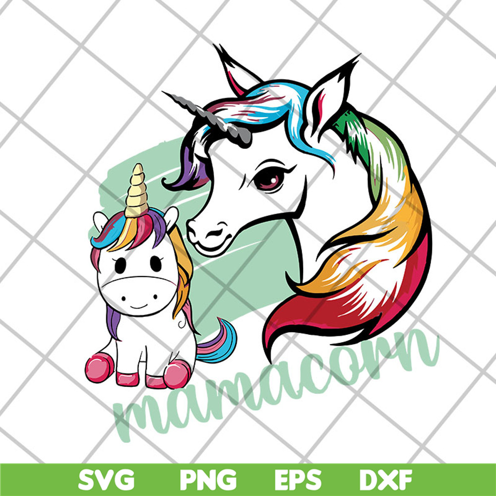 MTD27042116-Mamacorn svg, Mother's day svg, eps, png, dxf digital file MTD27042116.jpg