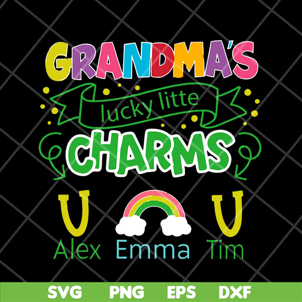 MTD27042122-Grandmas charmas svg, Mother's day svg, eps, png, dxf digital file MTD27042122.jpg