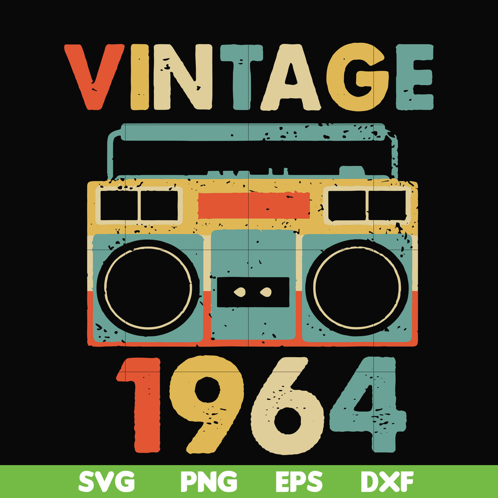 NBD0006-Vintage November 1964 svg, png, dxf, eps digital file NBD0006.jpg