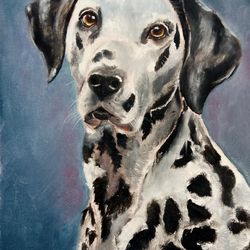 Original painting "Funny dog"