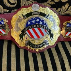 IWGP United States Handmade Wrestling Championship Title Replica Belt Adult Size 2MM
