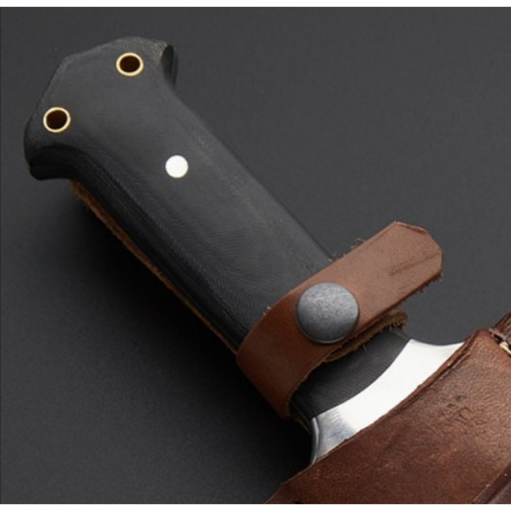 23 Inch Handmade Carbon Steel Double Edge Full Tang Hunting Sword With Micarta Handle Christmas Gif 2