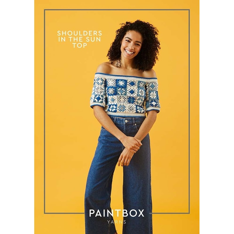 Shoulders In The Sun Top Free Crochet Pattern For Women In Paintbox Yarns Cotton DK Metallic DK 0