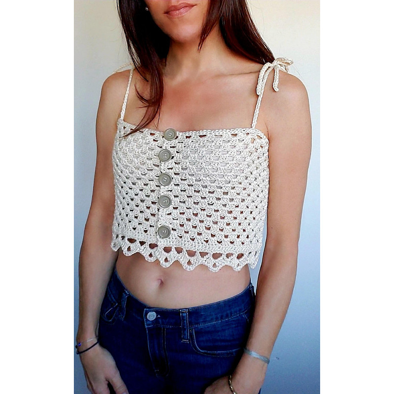 Coastal Cropped Tank Top 0